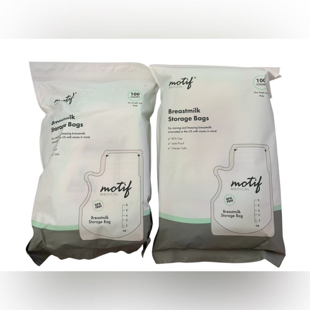 200 Motif Medical Breastmilk Storage Bags